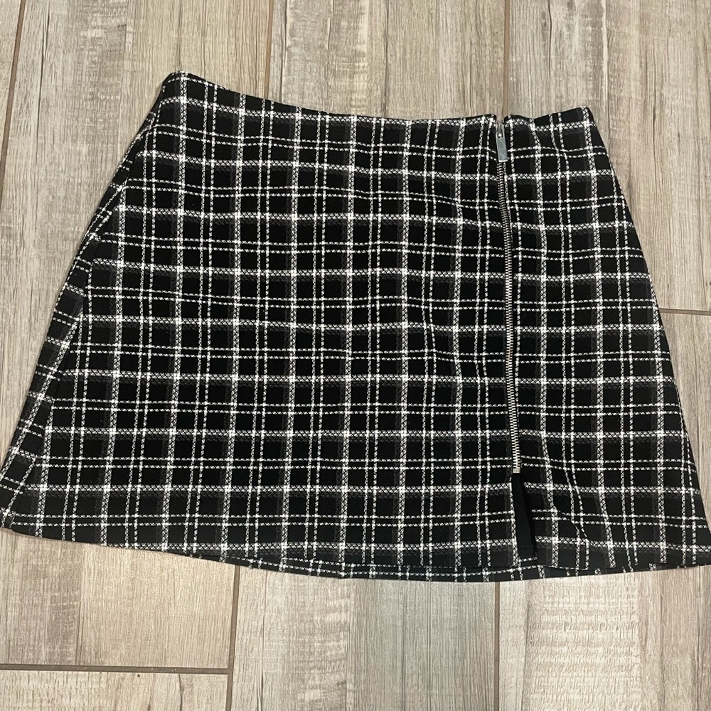 Plaid Black and White